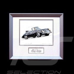 Porsche 804 Grosser Preis von Frankreich reproduction d'une affiche originale de Erich Strenger