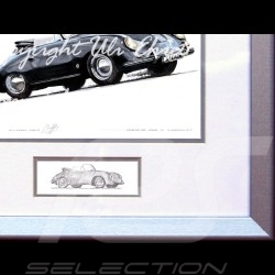 Porsche 804 Grosser Preis von Frankreich reproduction d'une affiche originale de Erich Strenger