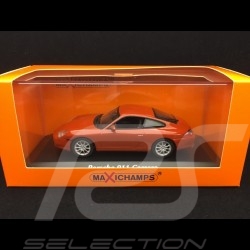 Porsche 911 Carrera type 996 2001 orange red metallic 1/43 Minichamps 940061021