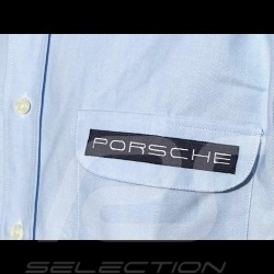 Shirt Porsche 356 short sleeves sky blue - men