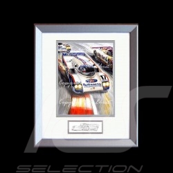 Porsche 804 Grosser Preis von Frankreich reproduction d'une affiche originale de Erich Strenger