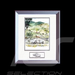 Porsche 804 Grosser Preis von Frankreich reproduction d'une affiche originale de Erich Strenger