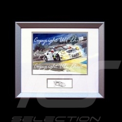 Porsche 804 Grosser Preis von Frankreich reproduction d'une affiche originale de Erich Strenger