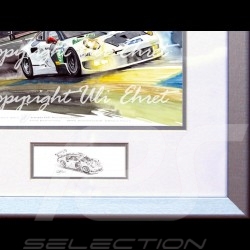 Porsche 804 Grosser Preis von Frankreich reproduction d'une affiche originale de Erich Strenger