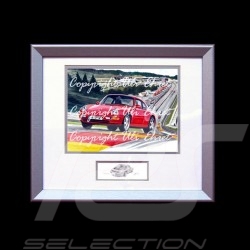 Porsche 804 Grosser Preis von Frankreich reproduction d'une affiche originale de Erich Strenger
