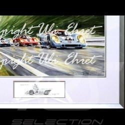 Porsche 804 Grosser Preis von Frankreich reproduction d'une affiche originale de Erich Strenger
