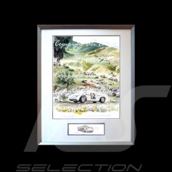 Porsche 804 Grosser Preis von Frankreich reproduction d'une affiche originale de Erich Strenger