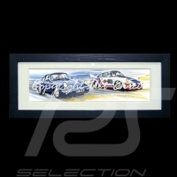 Porsche 804 Grosser Preis von Frankreich reproduction d'une affiche originale de Erich Strenger