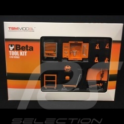 Caisse à outils orange Beta C24S pour diorama 1/18 Truescale TSM13AC25