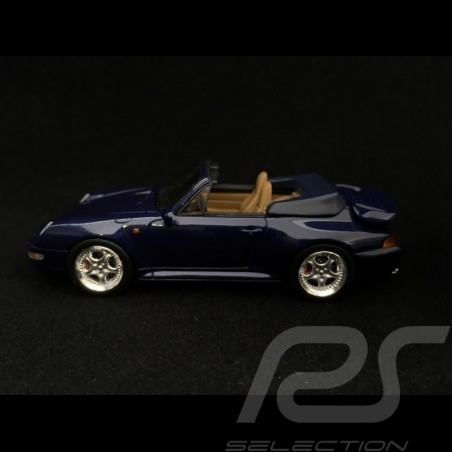Porsche 911 type 993 Turbo Cabriolet blau 1/43 Schuco 450891700