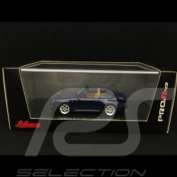 Porsche 911 type 993 Turbo Cabriolet blue 1/43 Schuco 450891700