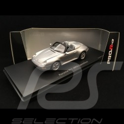 Porsche 911 type 993 Speedster Silbergrau 1/43 Schuco 450891800