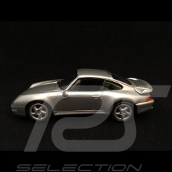 Porsche 911 type 993 Turbo silver grey 1/43 Minichamps 943069203