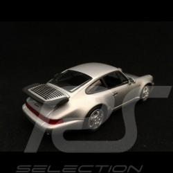 Porsche 911 type 964 Turbo silver grey 1/43 Minichamps 943069103