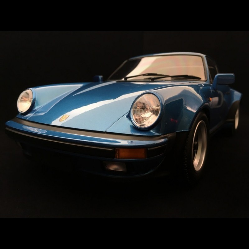 Porsche 911 (930) Turbo 1977 metallic blue 1/12 Minichamps 125066104