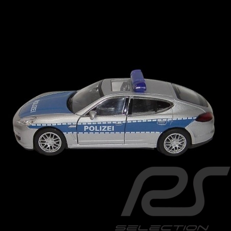 Porsche Panamera Polizei jouet à friction pull back toy Spielzeug Reibung  Welly