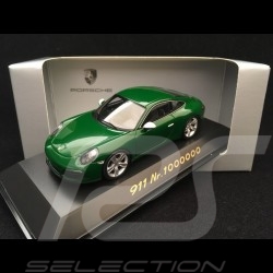 Porsche 911 type 991 Carrera S N ° 1 million 1000000 Irischgrün 1/43 Spark WAP0209100H