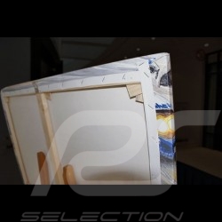 Porsche 356 Trio Stuttgart Le Mans Edition limitée Uli Ehret - 199 - sur toile canvas Leinwand