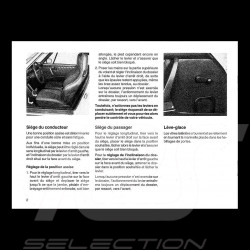 Reproduction supplement to manual Porsche 911 CS 1987