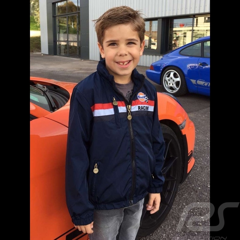 Veste Gulf Racing bleu marine - enfant - Jacket Gulf Racing navy blue - Kid - Jacke Gulf Racing marineblau - Kinder