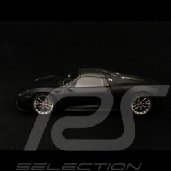 Porsche 918 Spyder Pack Weissach 1/43 Minichamps 410062136 noir mat matt black matte schwarz