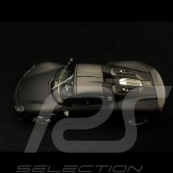 Porsche 918 Spyder Pack Weissach matte schwarz 1/43 Minichamps 410062136