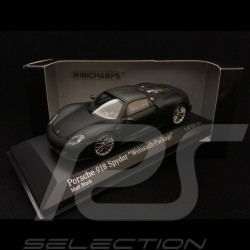 Porsche 918 Spyder Pack Weissach matte schwarz 1/43 Minichamps 410062136