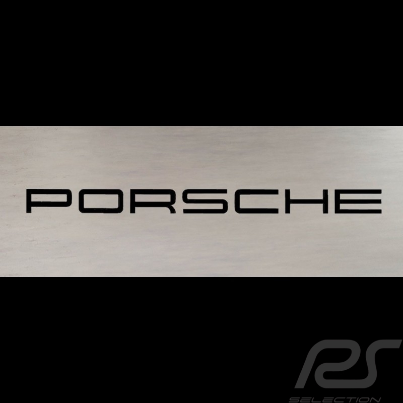 Porsche letters sticker transfer black 24.6 x 1.8 cm