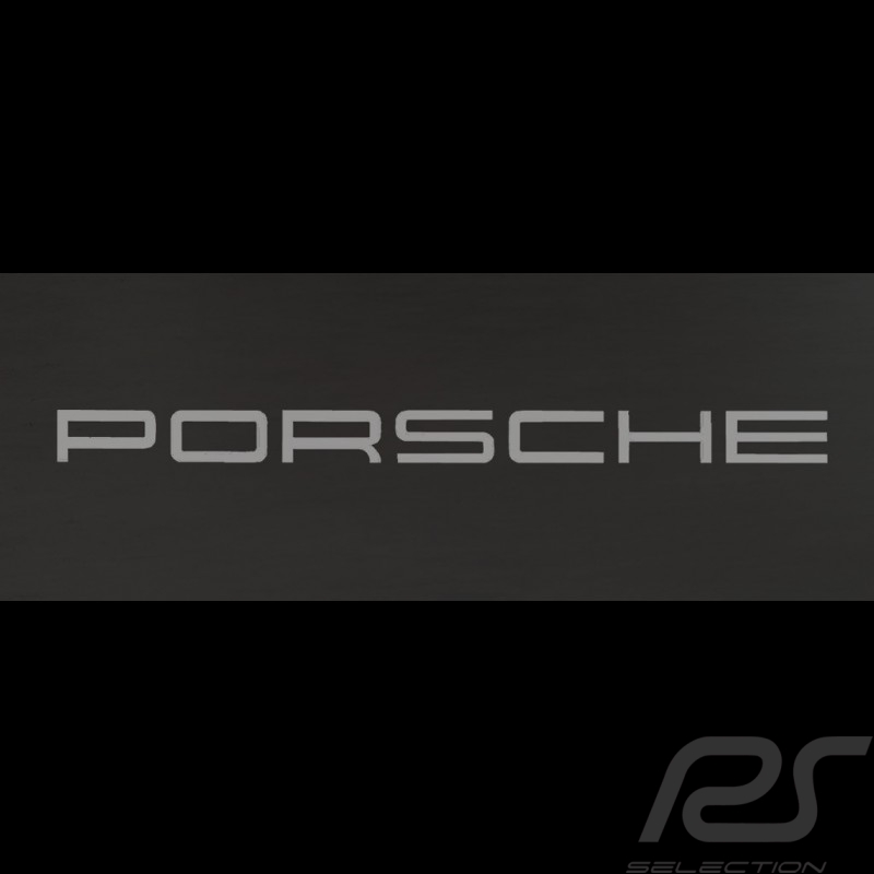 Porsche Buchstaben Transfer Aufkleber Silber 24.6 x 1.8 cm