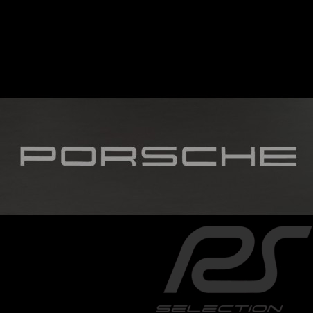 Autocollant lettres Porsche transfert argent 24.6 x 1.8 cm