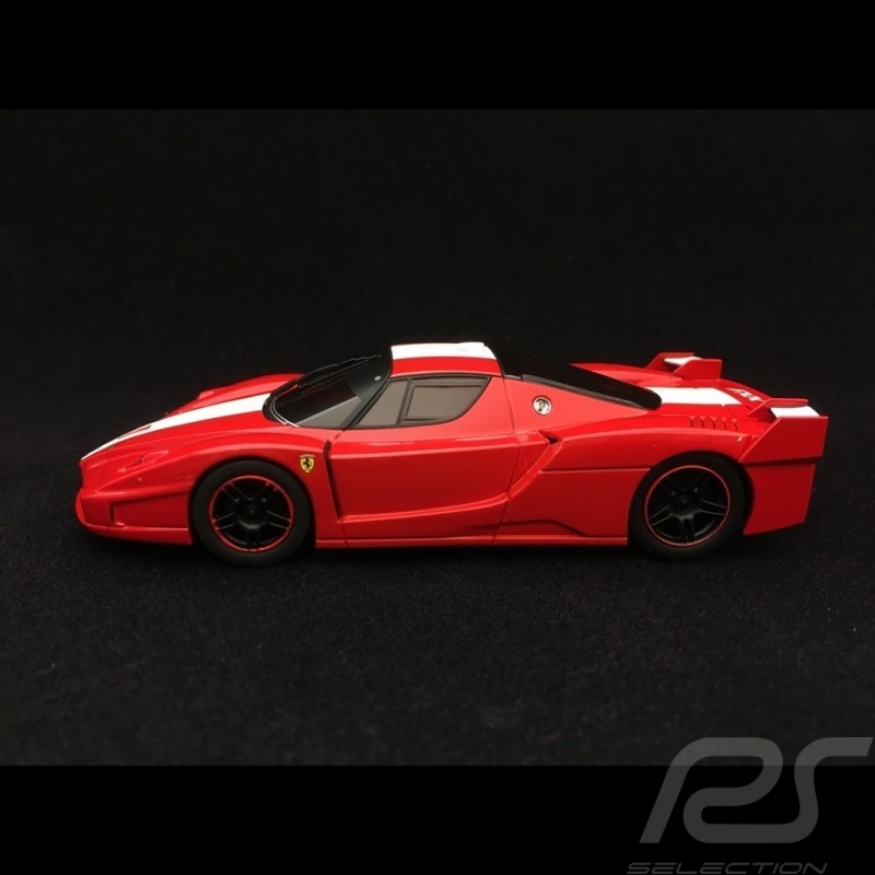 Ferrari FXX red white stripe 1/43 Kyosho DNX506R