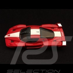 Ferrari FXX rot weiße Streife 1/43 Kyosho DNX506R