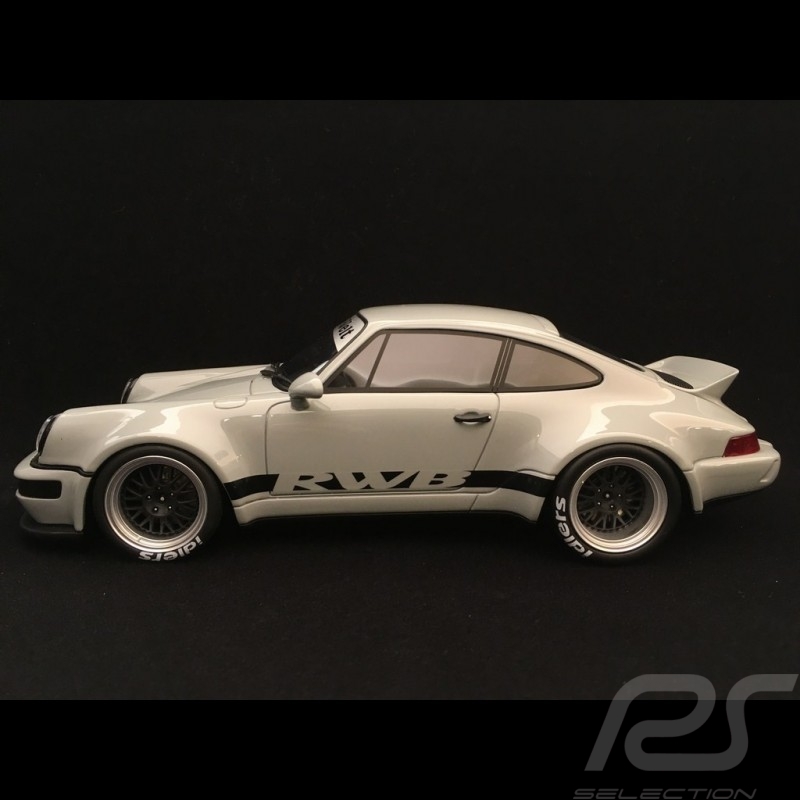 Porsche 911 type 964 RWB Coupe 1990 ducktail grey 1/18 GT Spirit GT187