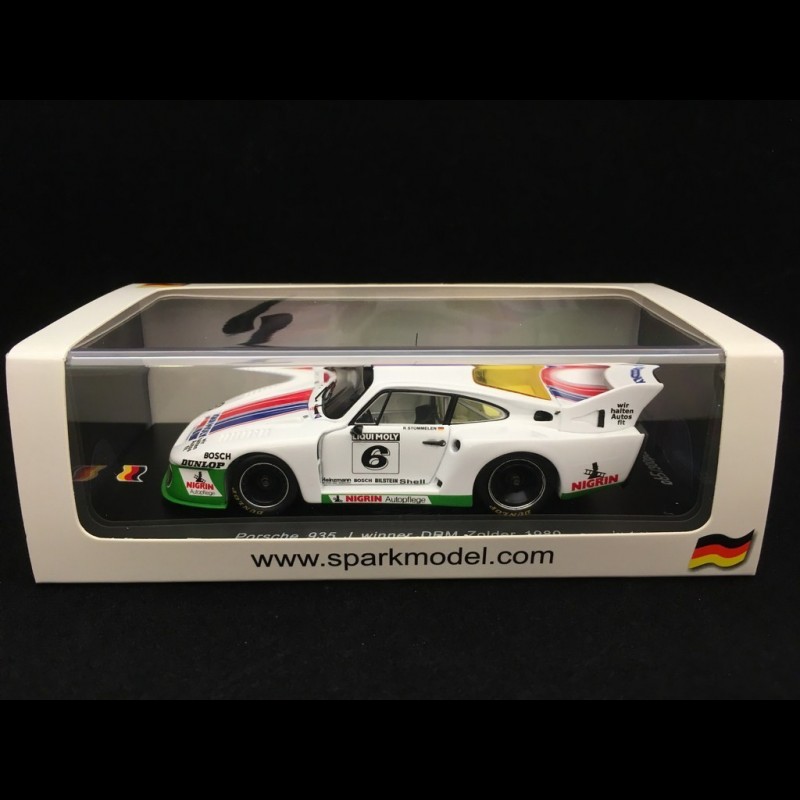 ミニカー Porsche 935 Spark Model Porsche 935 J Winner DRM Zolder1980 n° 6 Liquy Molly 1/43 Spark SG027