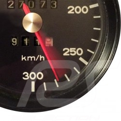 T-shirt Porsche 911 speedometer 300 km/h white - men