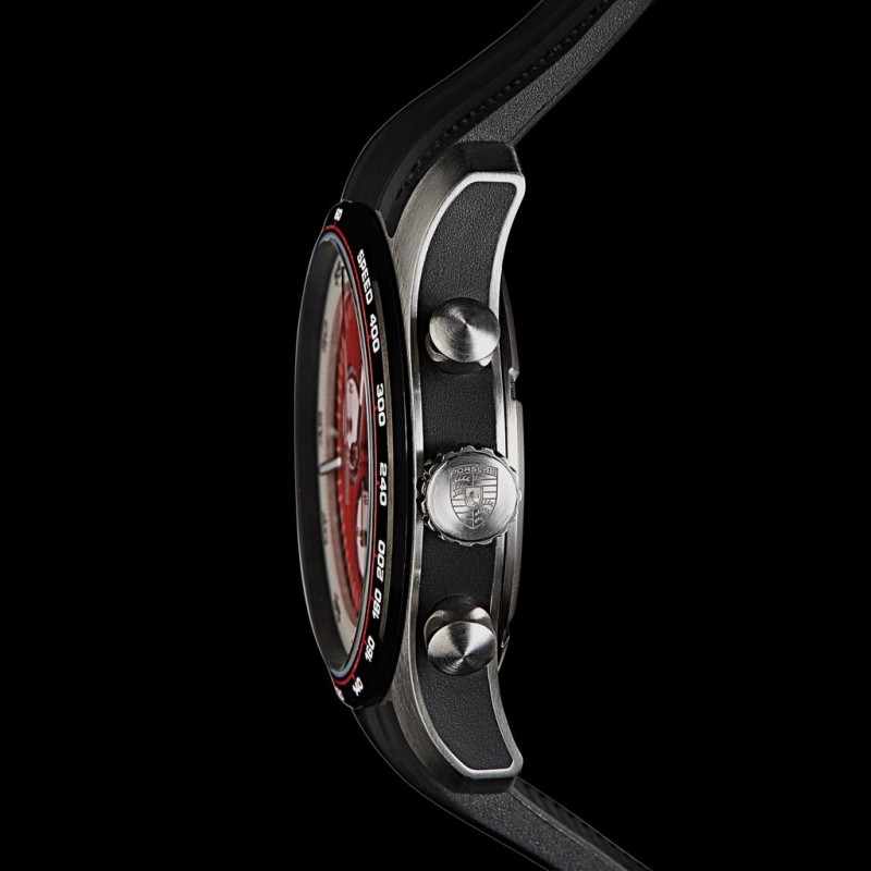 Porsche Watch Chrono Sport silver red white black WAP0700040J