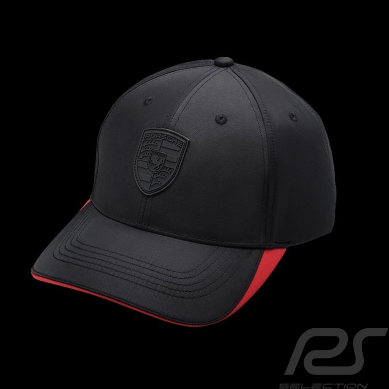 Cap Porsche schwarze Gummi Wappen Porsche WAP4900100J