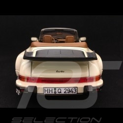Porsche 911 Turbo Cabriolet 1987 ivory 1/18 Norev 187661