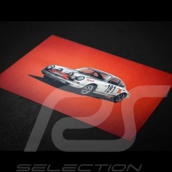 Porsche 804 Grosser Preis von Frankreich reproduction d'une affiche originale de Erich Strenger