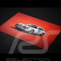 Porsche Poster 911 R vainqueur Tour de France 1969