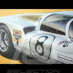 Porsche 804 Grosser Preis von Frankreich reproduction d'une affiche originale de Erich Strenger