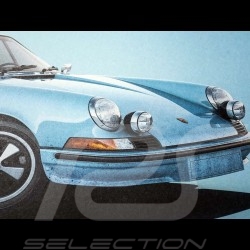 Porsche 804 Grosser Preis von Frankreich reproduction d'une affiche originale de Erich Strenger
