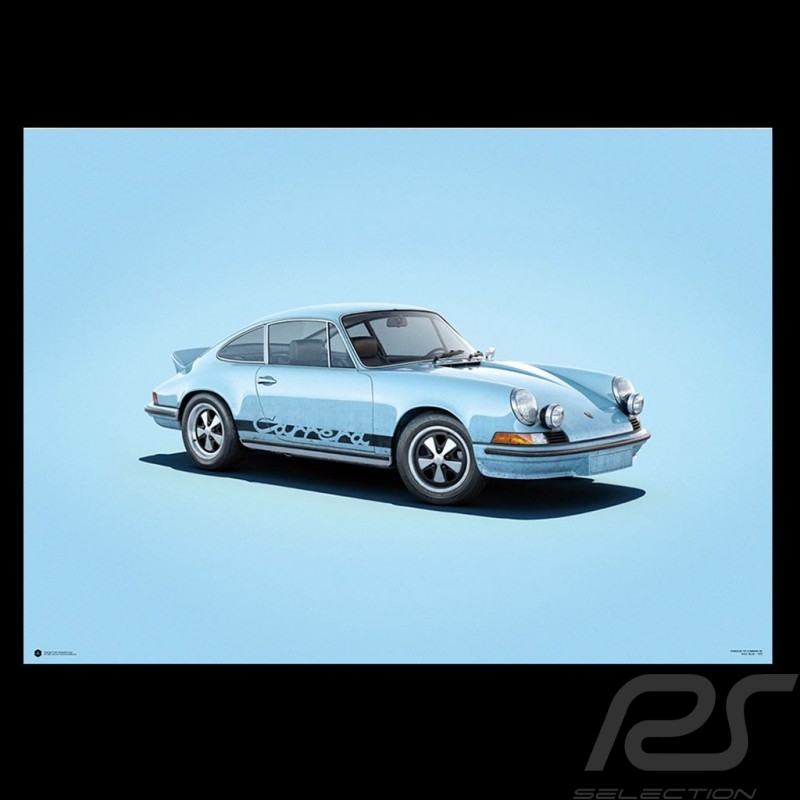 Porsche 804 Grosser Preis von Frankreich reproduction d'une affiche originale de Erich Strenger