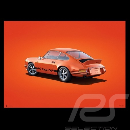 Porsche 804 Grosser Preis von Frankreich reproduction d'une affiche originale de Erich Strenger