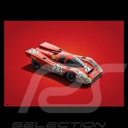 Porsche 804 Grosser Preis von Frankreich reproduction d'une affiche originale de Erich Strenger