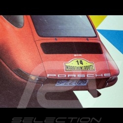 Porsche Poster 911 R vainqueur Marathon de la route 1967 Edition limitée
