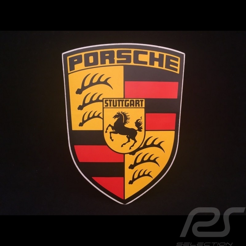 Sticker Porsche former crest 12 x 9 cm