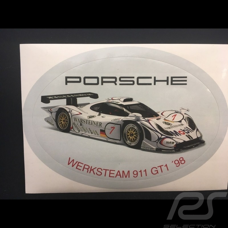 Aufkleber Porsche Carrera GT1 1998 Werksteam 15 x 10 cm
