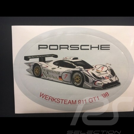 Sticker Porsche Carrera GT1 1998 factory team 15 x 10 cm