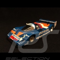 Porsche 962 C 6h Suzuka 1989 n° 6 Repsol Brun 1/43 Spark SJ044